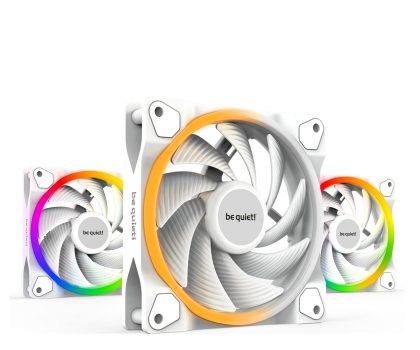 Wentylator do komputera BE QUIET! Light Wings White 120 PWM High-speed Triple-Pack 3x120mm BL101